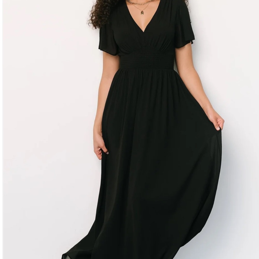 Baltic Born Birdie Black Maxi Dress
